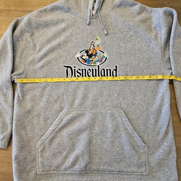 Vintage Disneyland Resort Hoodie XL Embroidered Mickey Mouse, Goofy, Donald Duck - Picture 7 of 8